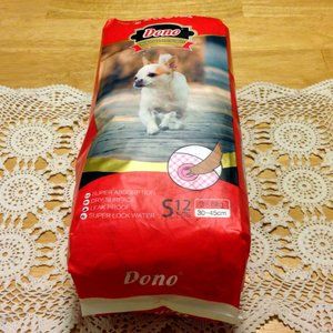 Dono doggie diapers, new, size small